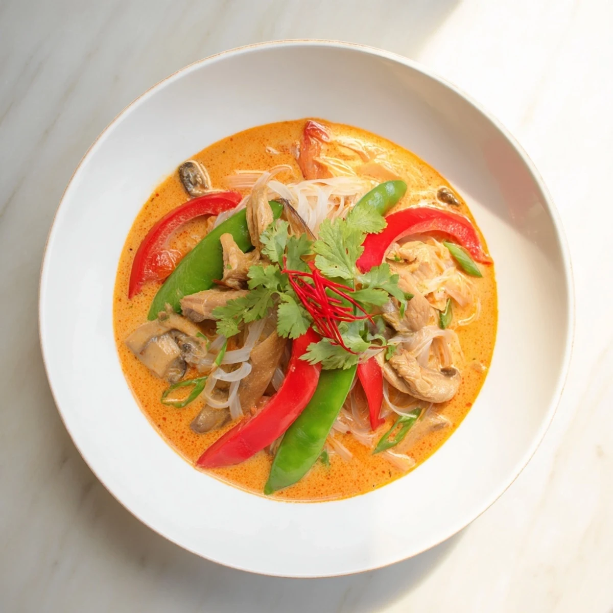 Thai Red Curry Noodle Soup
