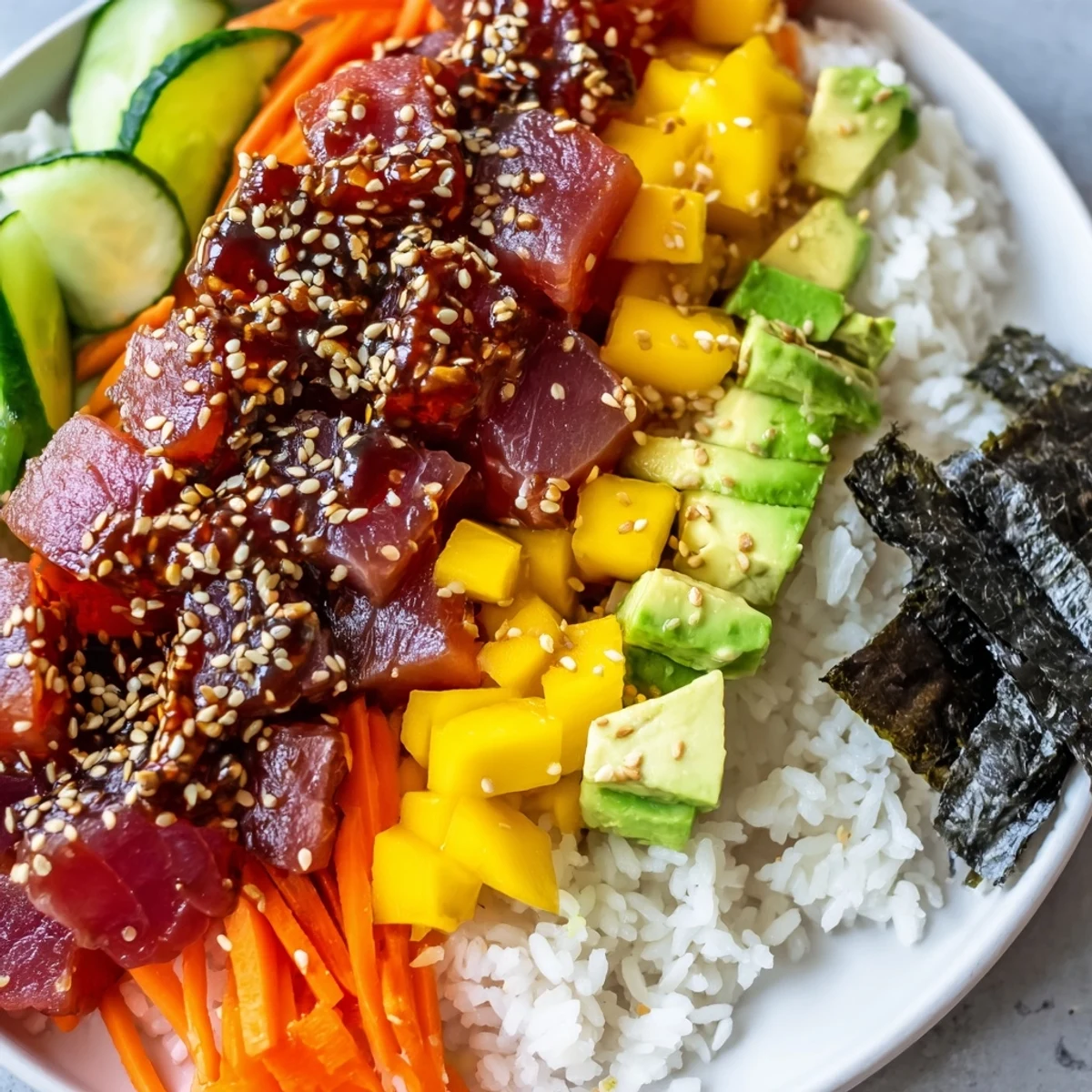 Spicy Tuna Poke Bowl