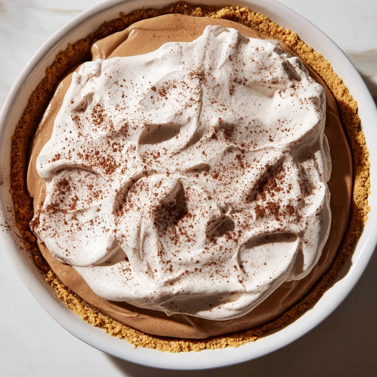 Ready to serve, this Keto Cold Brew Coffee Pie features a smooth whipped topping and a gluten-free, low-carb almond crust for coffee lovers.