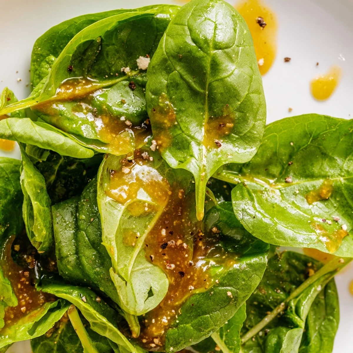 Creamy honey lemon vinaigrette dressing whisked in a glass jar with vibrant yellow hue