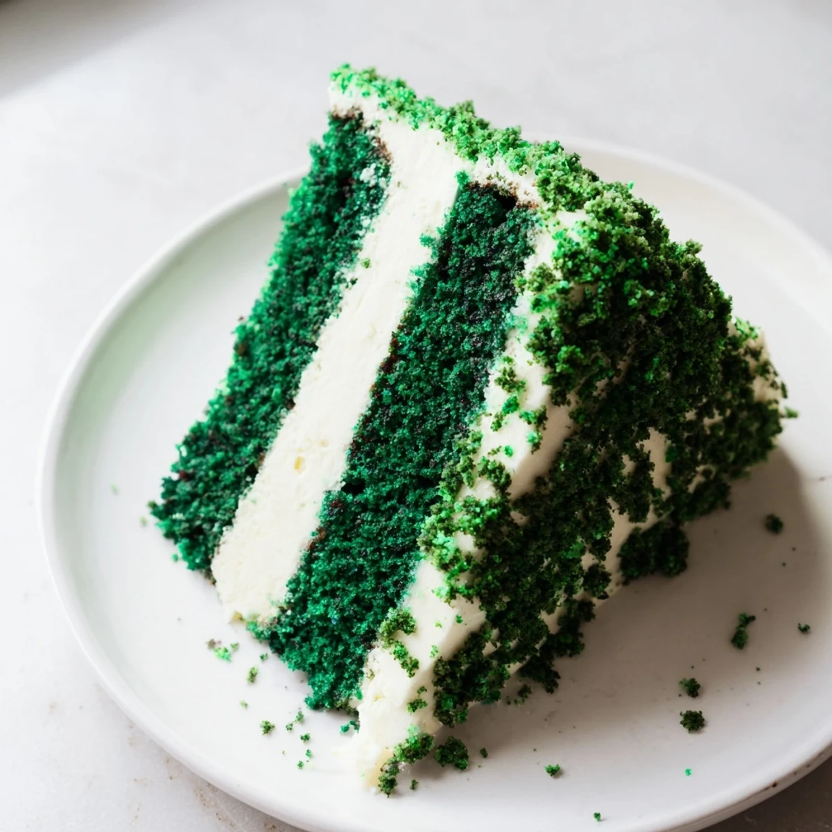 Green Velvet Cake St Patrick's
