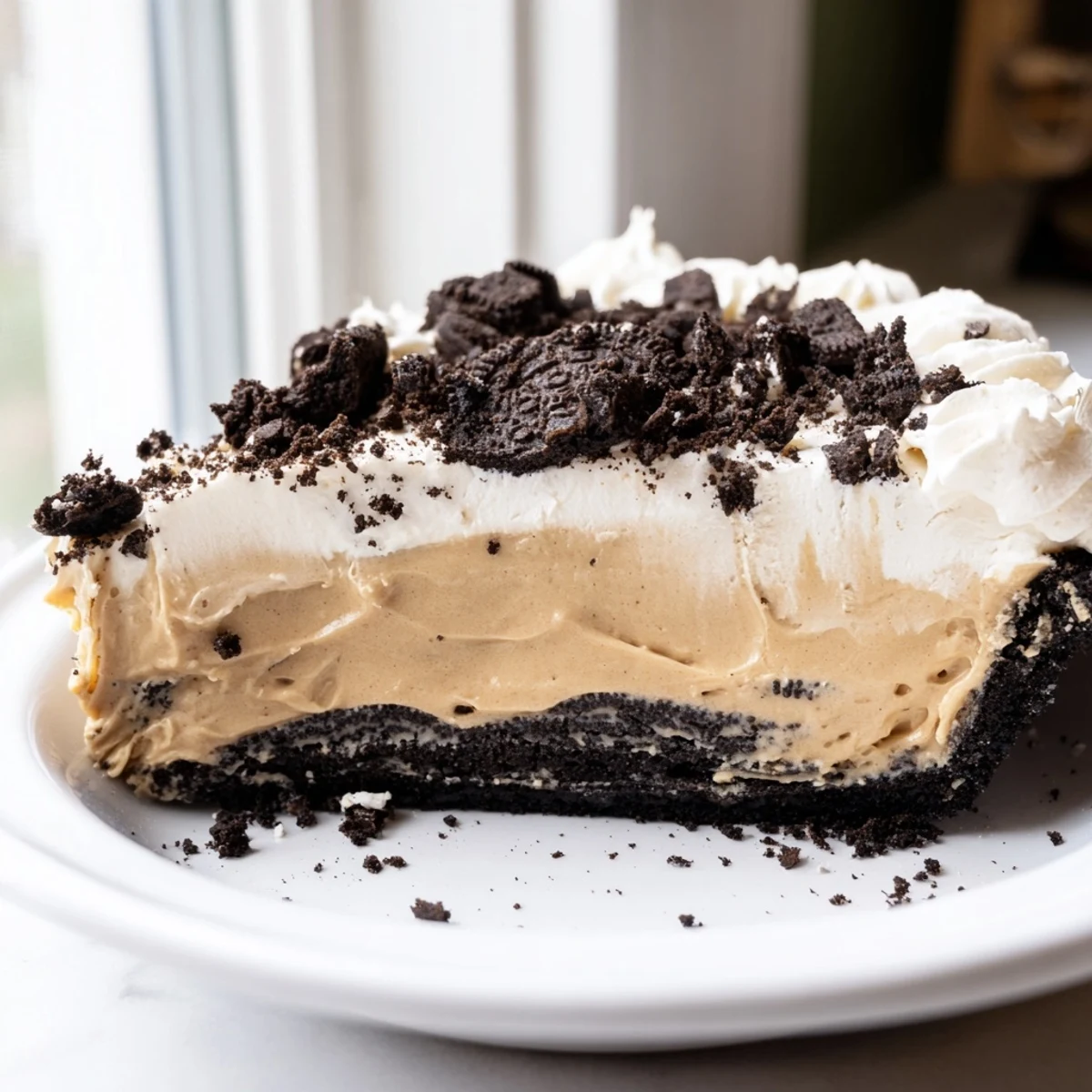 Irresistible Peanut Butter Oreo Pie