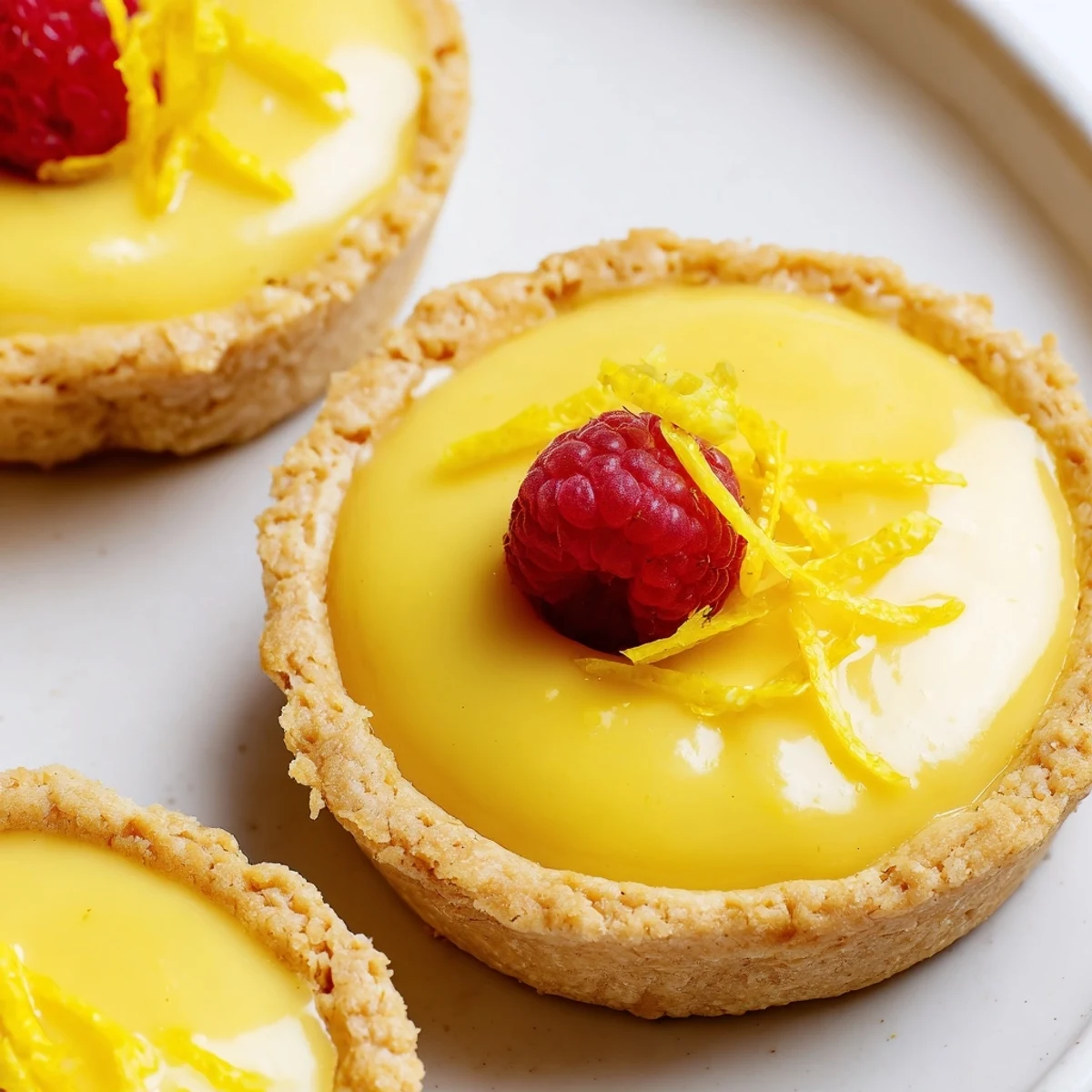 Mini Vegan Lemon Tarts
