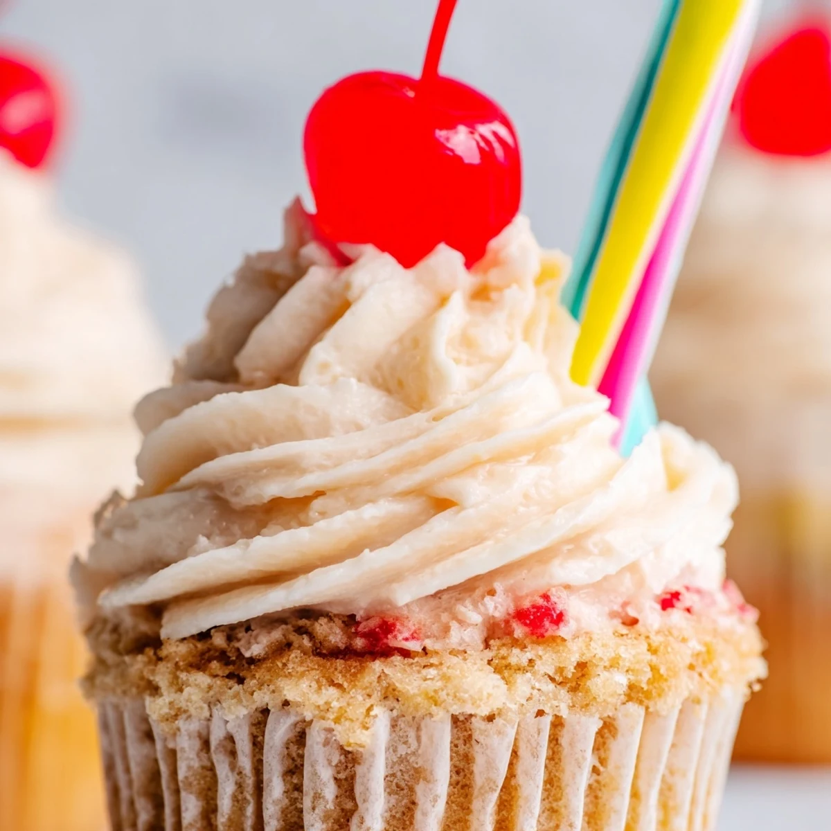 Banana Milkshake Cupcakes