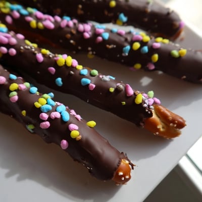 Chocolate Covered Pretzels For Easter