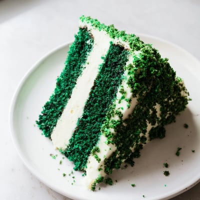 Green Velvet Cake St Patrick's